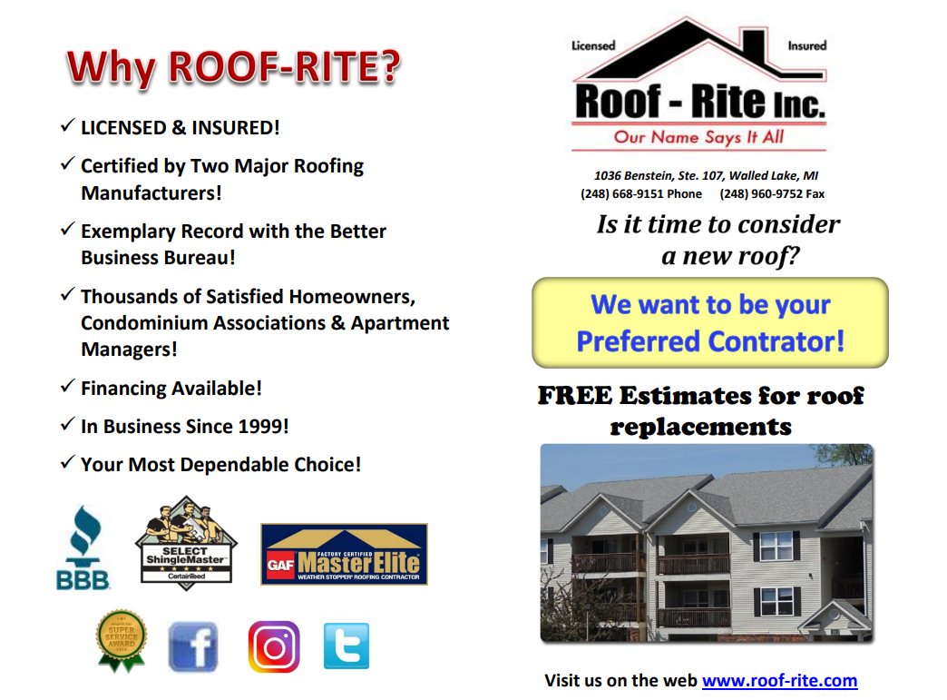 Why ROOF-RITE?